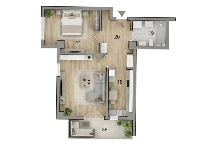 Apartament Fundeni - Dobroesti, cu LOC PARCARE inclus